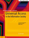 Universal Access in the Information Society雜志封面